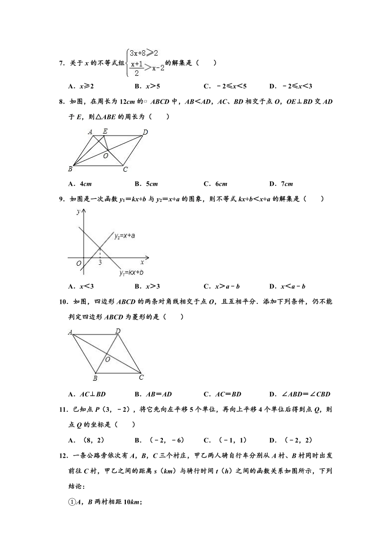 2019-2020学年山东省聊城市茌平县八年级下学期期末数学试卷 （word版，含解析）