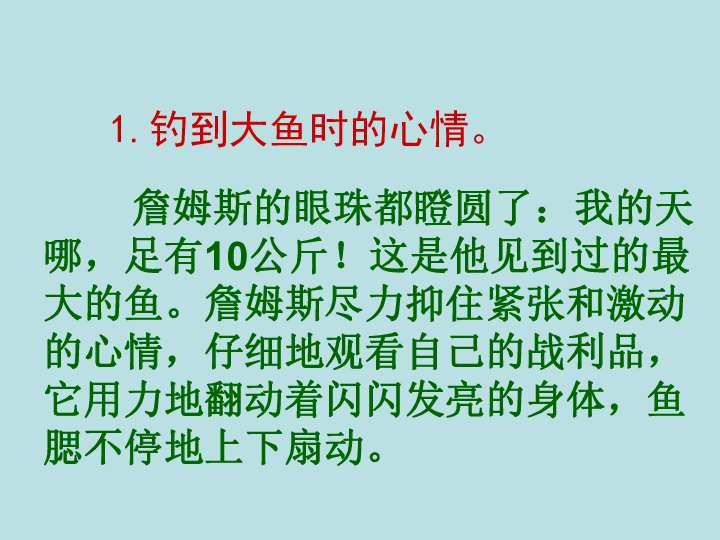 语文四年级下北师大版《钓鱼的启示》课件1