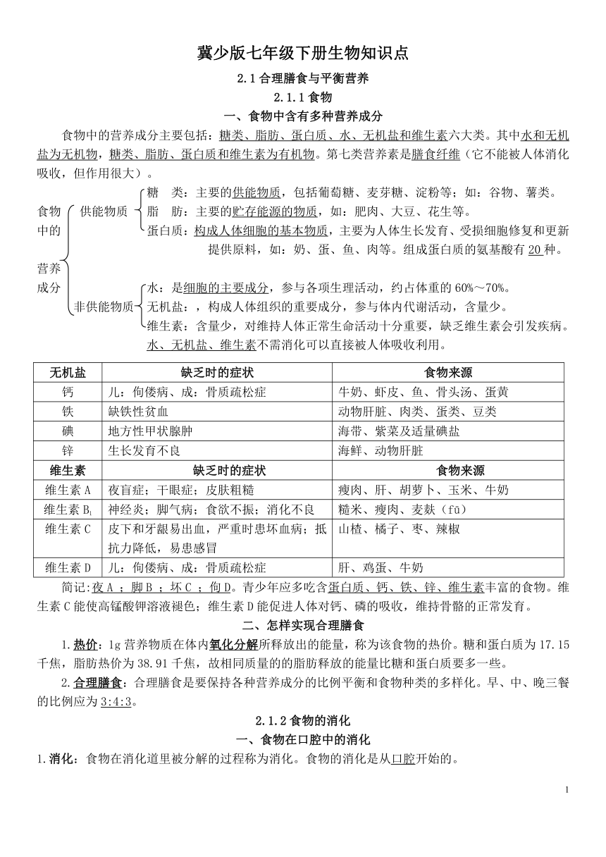 初一下册生物第一单元图片