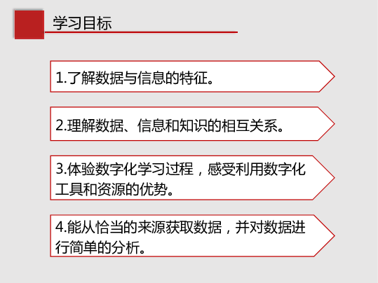 新教材教科版高中信息技术必修一11我们身边的数据课件共22张ppt