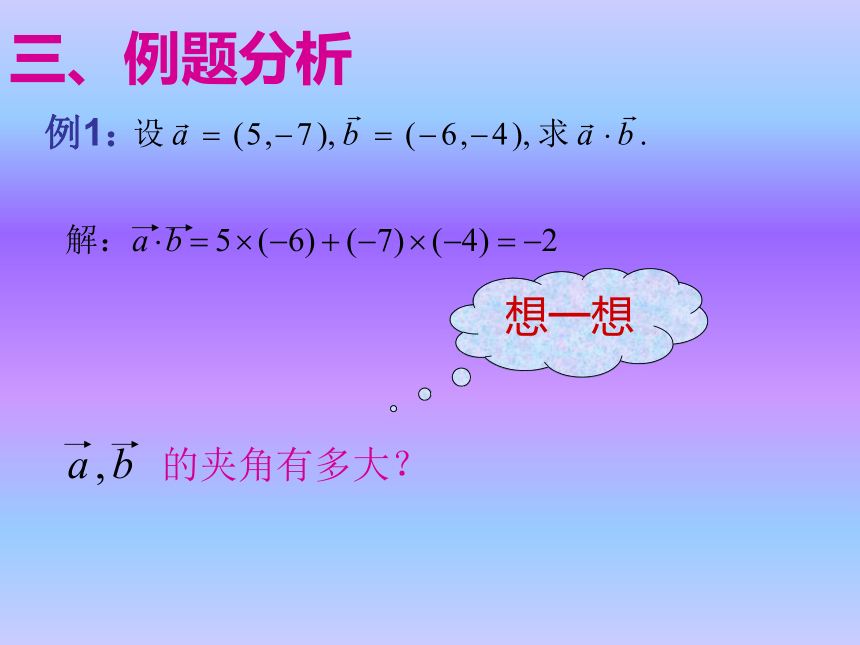 苏教版-2.4(3) 平面向量的数量积的坐标表示[下学期]