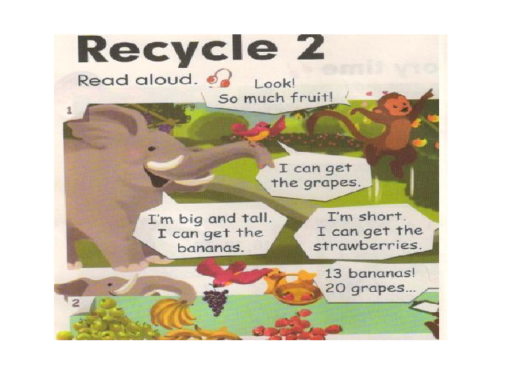 Recycle2 lesson1 read aloud 课件+素材（共12张PPT）