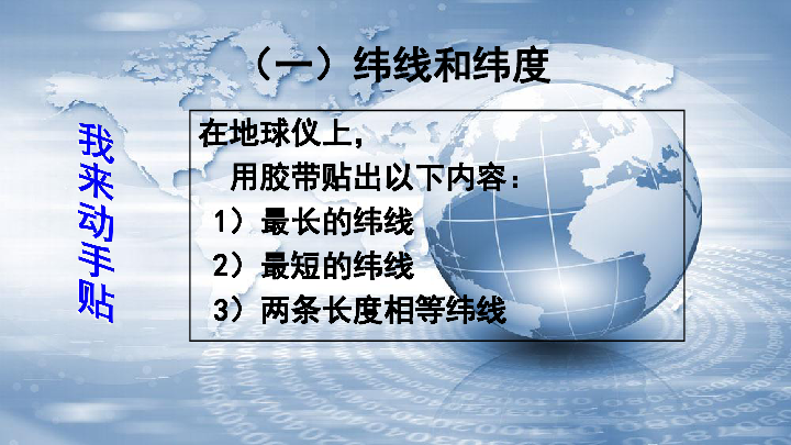 鲁教版地理六年级上  1.3 纬线和纬度、经线和经度、利用经纬网定位（共21张ppt)