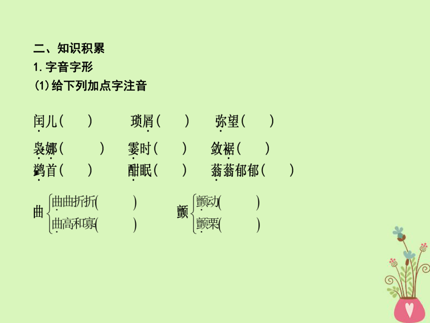 2018版高中语文第三单元走进自然6《荷塘月色》课件鲁人版必修1