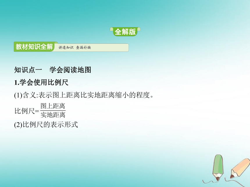 （新版）新人教版2018_2019学年七年级地理上册1.3地图的阅读课件(113张PPT)