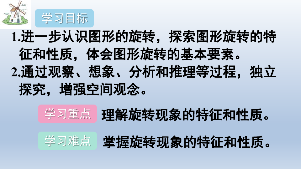 人教版数学五年级下册：5 图形的运动（三）  课件（共24张PPT）