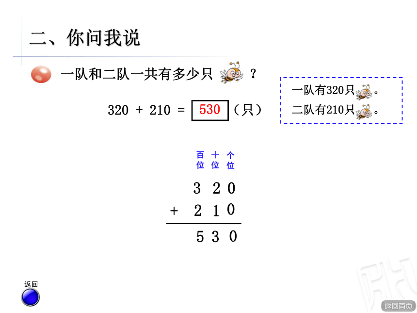 青岛版六三制二年级数学下四（2、1）三位数加减三位数（不进位、不退位）的笔算 课件