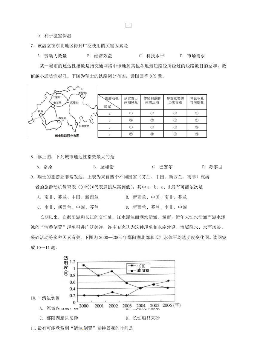 广东省普宁市勤建学校2016-2017学年高二下学期第一次月考文科综合试题