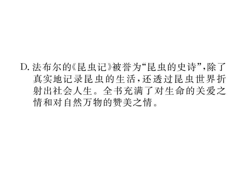 部编语文八年级下册期末检测卷A 课件