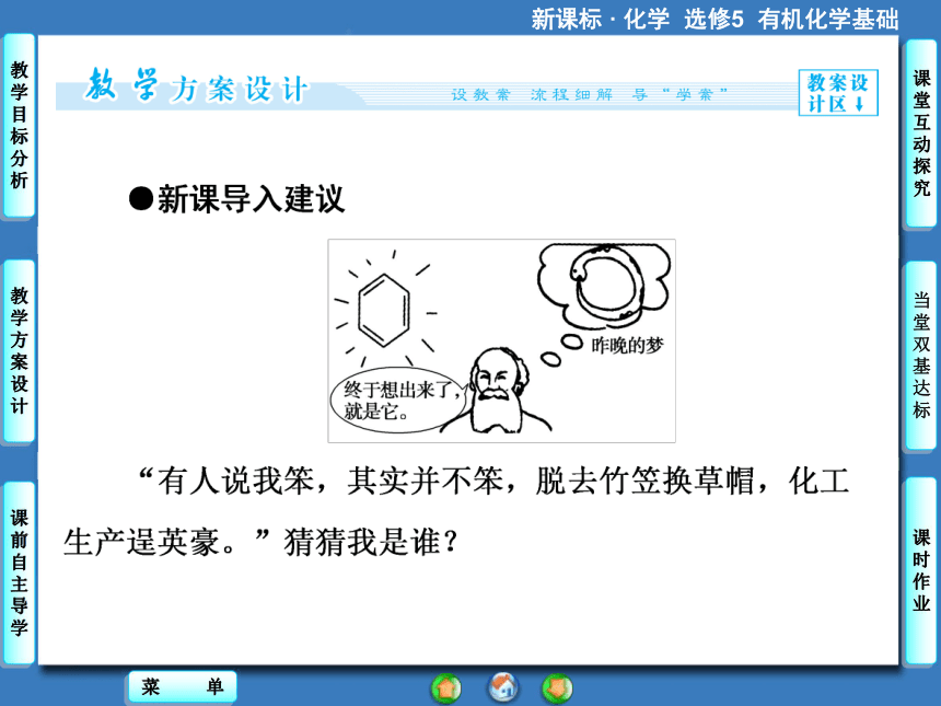 【课堂新坐标】（教师用书独具）2014年高中化学选修五课件【教学目标分析+教学方案设计+课前自主导学】2-2 芳香烃（58张ppt）