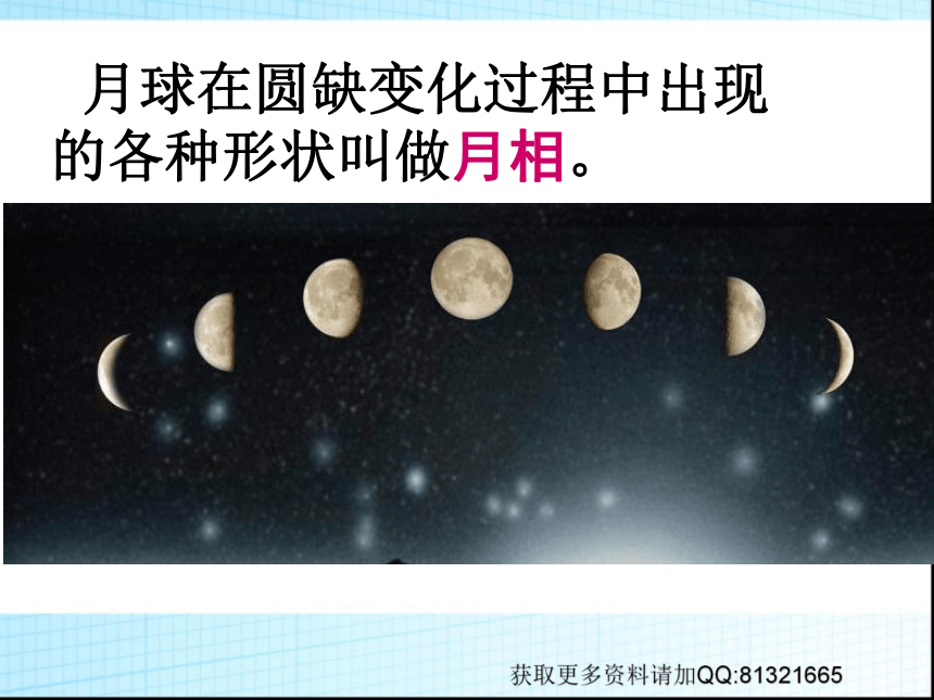 科学四年级下粤教粤科版4.31月相变化课件（24张）