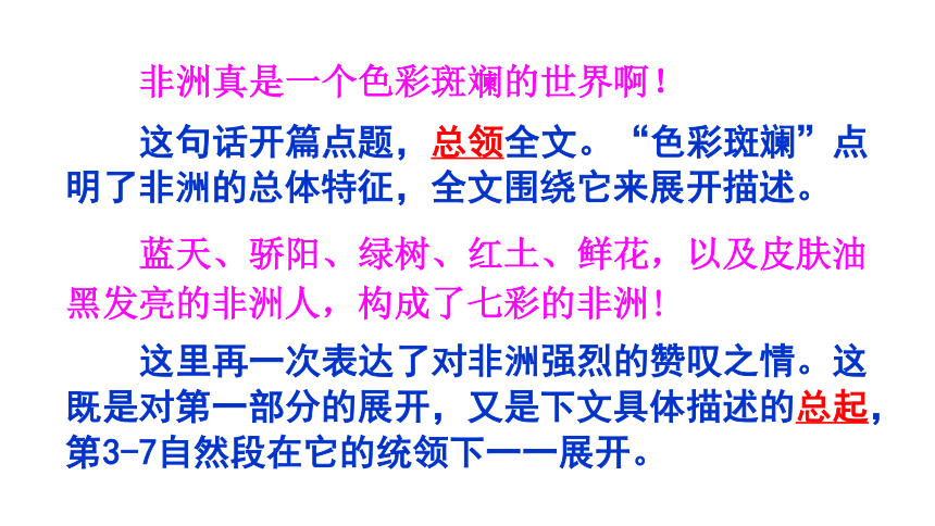 彩色的非洲课件 (共40张PPT)