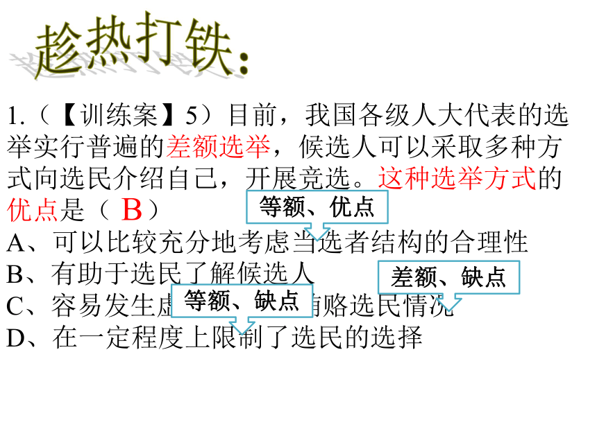 高一必修2政治生活2.1 民主选举投出理性一票（共32张PPT）