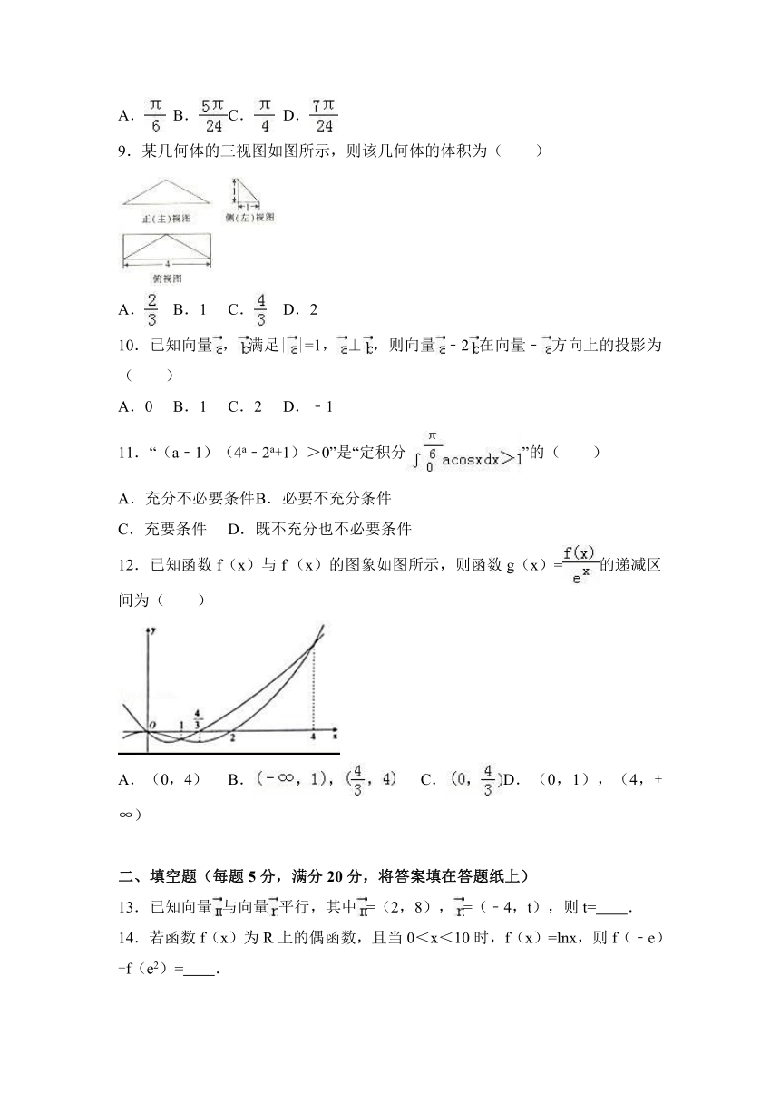 辽宁省葫芦岛市普通高中作协体2017届高三（上）第二次月考数学试卷（理科）（解析版）