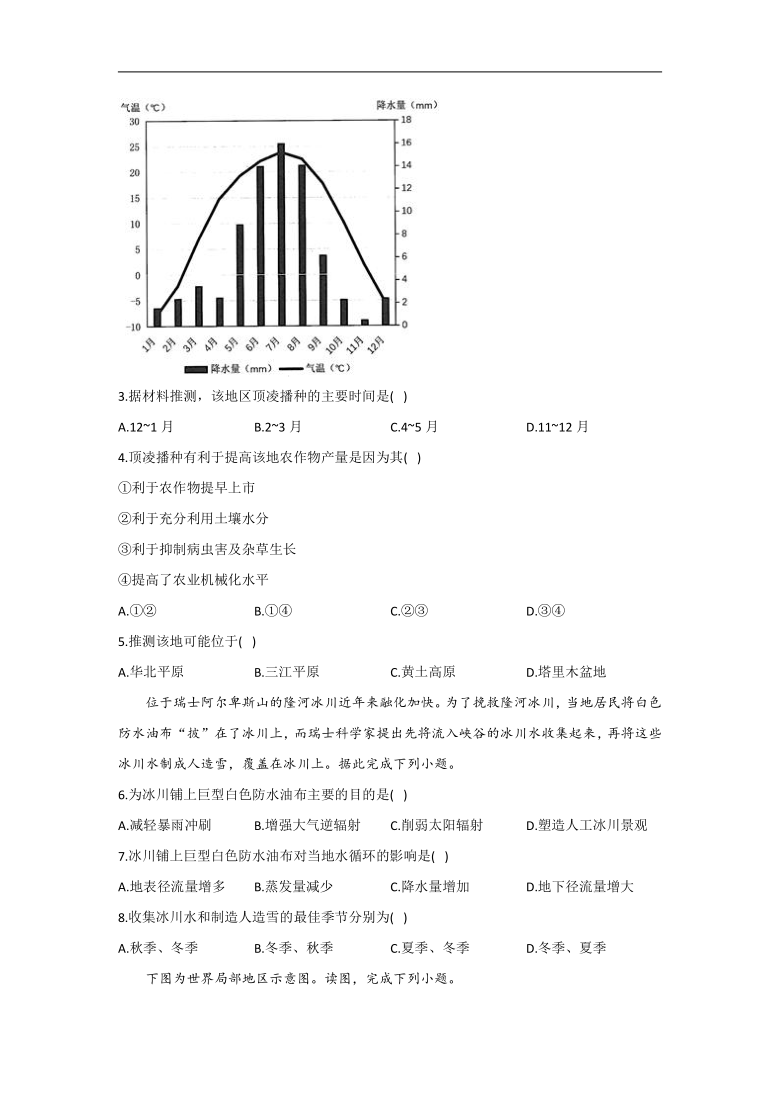 2021届高考文科综合模拟培优卷（新课标全国Ⅱ卷）Word版含答案解析