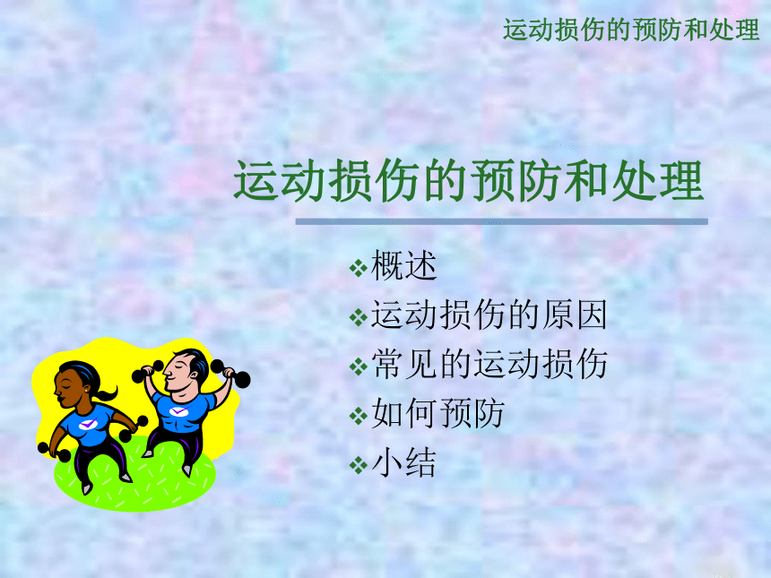 运动损伤的预防和处理  课件（13ppt）