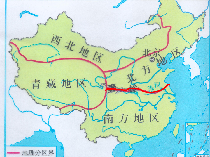 秦岭淮河分界线图片图片