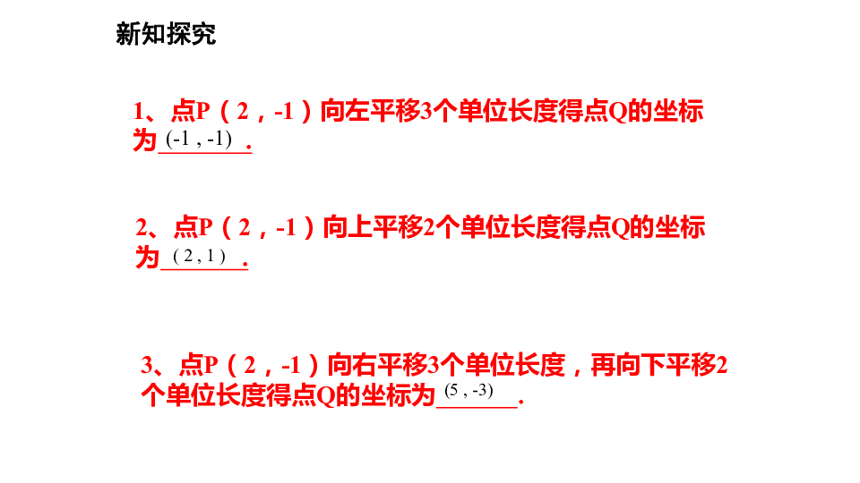 11.2 图形在坐标系中的平移 课件(共15张PPT)