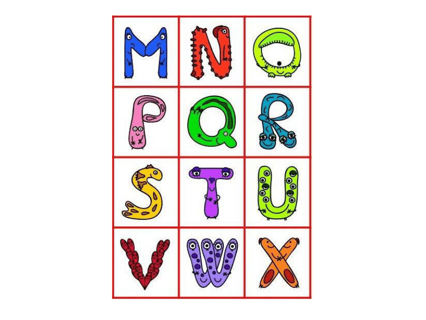 四年级美术上册课件5有趣的字母牌人美版共14张ppt
