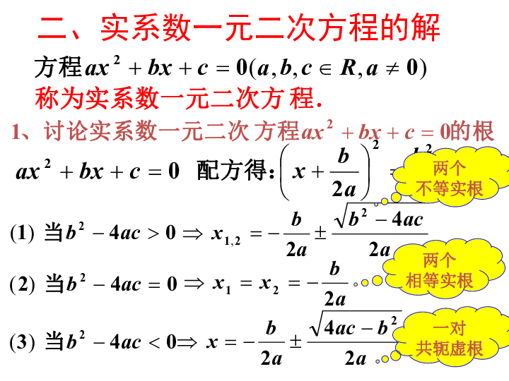 复数系数一元二次方程的根的问题 21世纪教育网