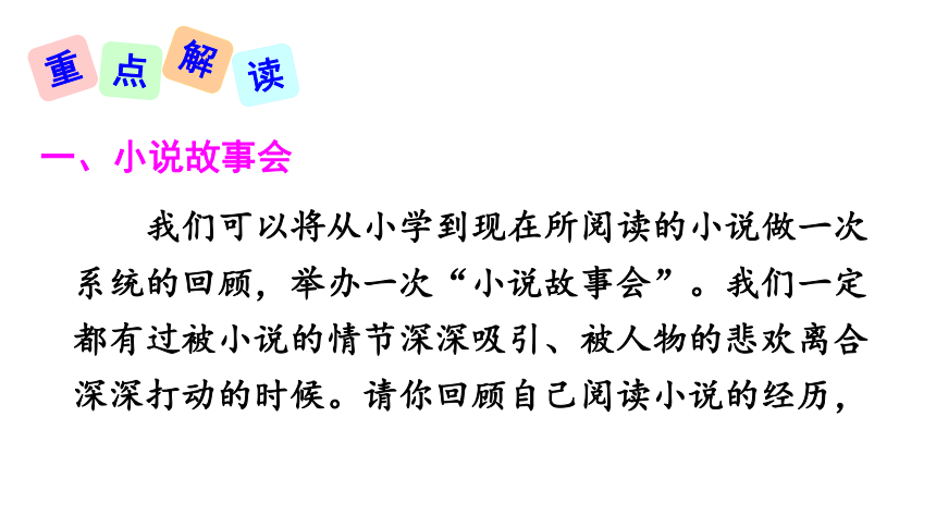 九年级上册(2018部编）第四单元《综合性学习 走进小说天地》课件（共26张幻灯片）