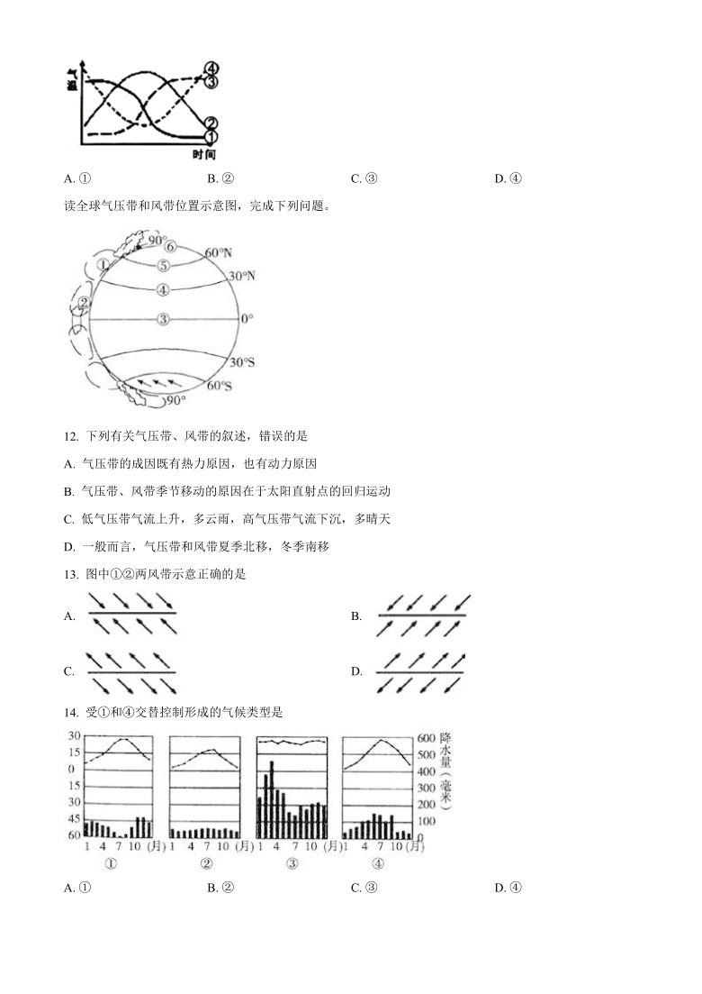 广西百色市2020-2021学年高一上学期期末教学质量调研测试地理试题 Word版含答案