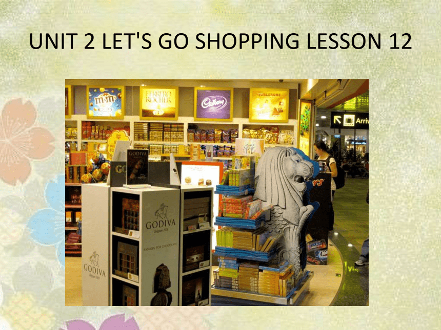 Unit 2 Let’s go shopping! LESSON 12 课件  (共21张PPT)