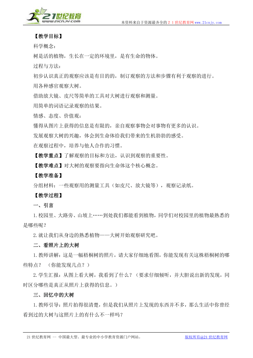 新版教科版三年级上册教学设计(浙江省宁波市)