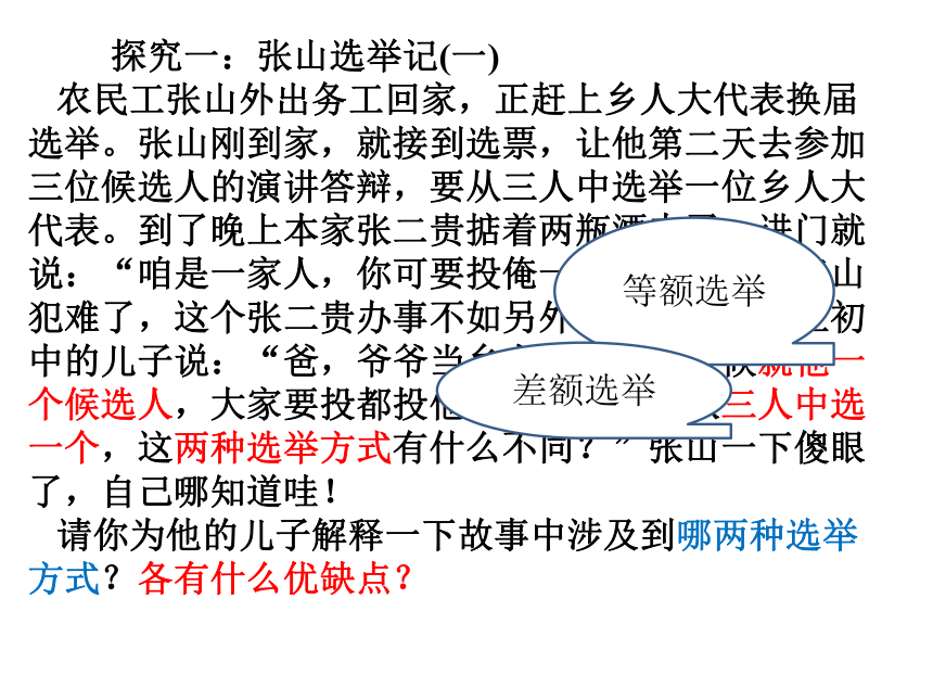 高一必修2政治生活2.1 民主选举投出理性一票（共32张PPT）