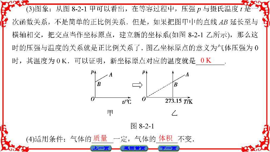 高中物理人教版选修3-3（课件）第八章 气体 2  气体的等容变化和等压变化29张PPT