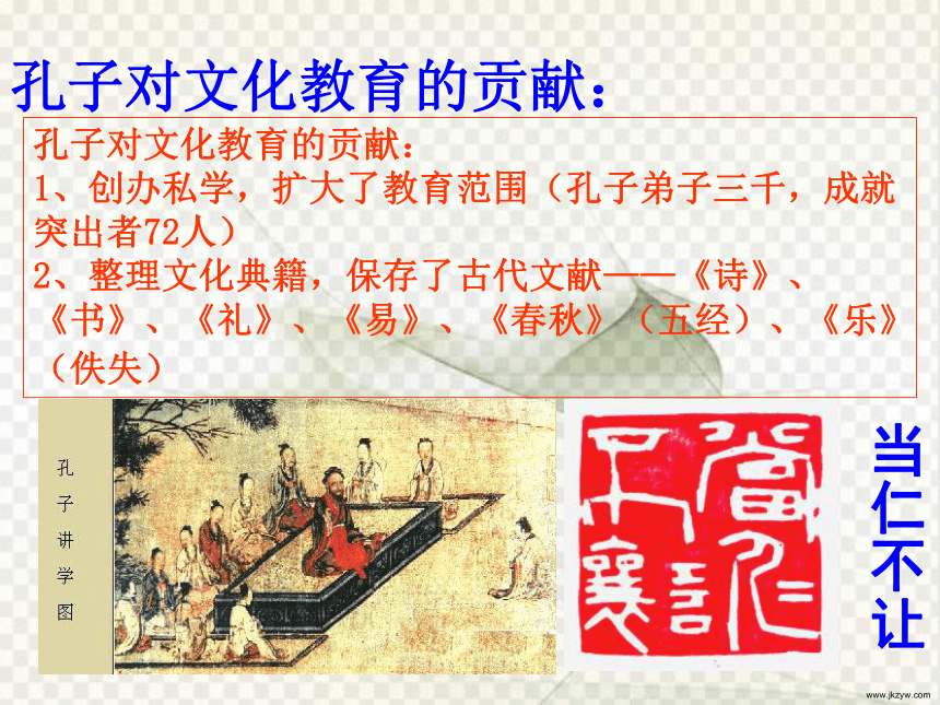 第1课 儒家文化创始人孔子 课件 (1)（32张）