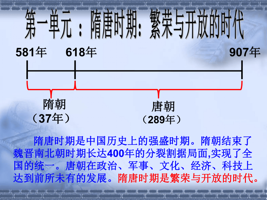 第一单元隋唐时期复习课件（44ppt）