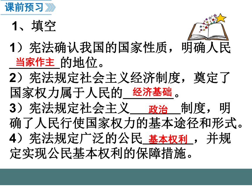 部编人教版道德与法治八年级下册：1.1《 公民权利的保障书》课件（45张PPT）