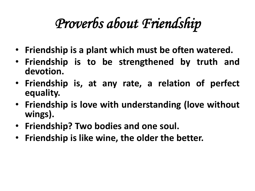 冀教版必修一高一英语课件：Unit 2 Friendship Reading（课件31张）