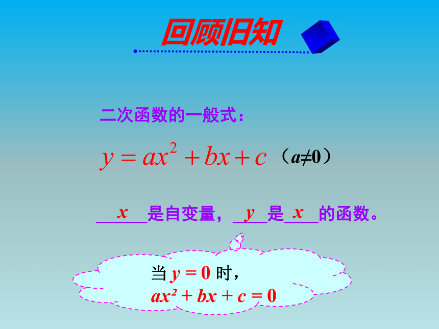 用函数观点看一元二次方程课件