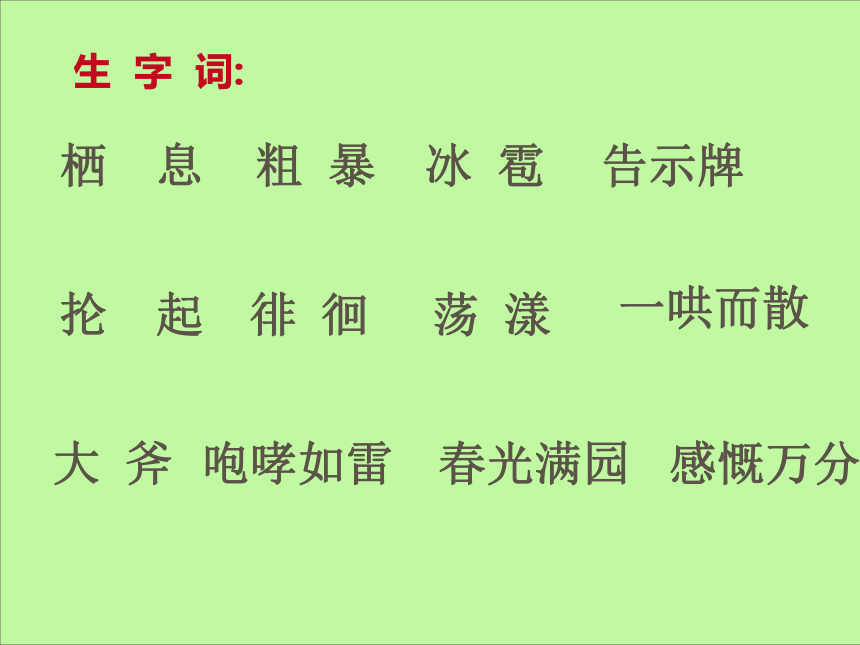 语文四年级下鄂教版6《巨人的花园》课件1