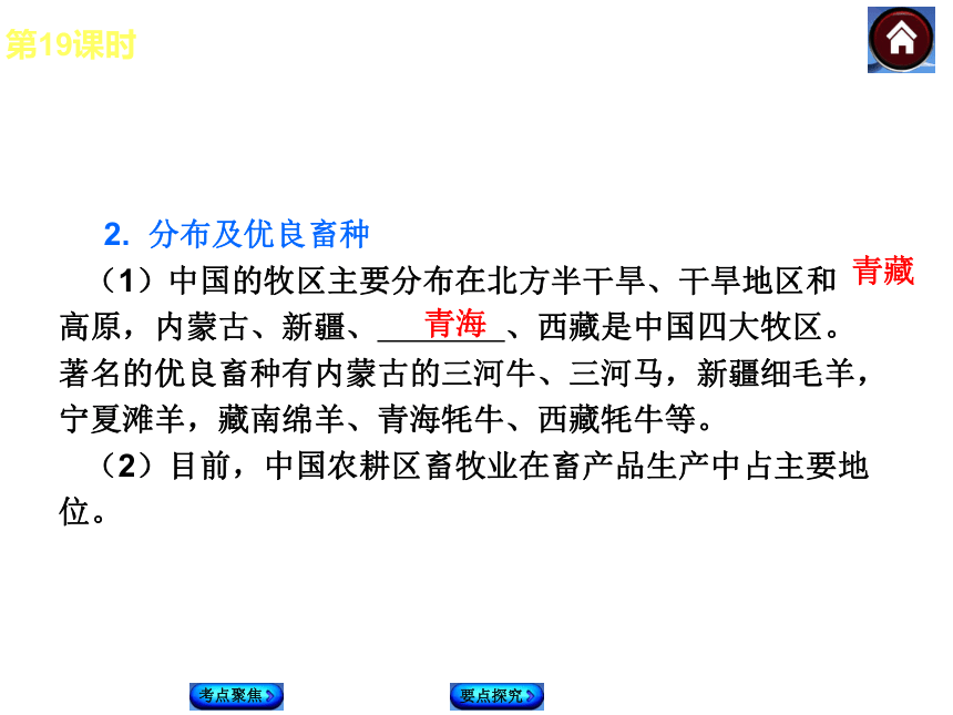 【中考复习方案】2015中考湘教地理中考复习方案课件第十单元 中国的主要产业（共71张PPT）
