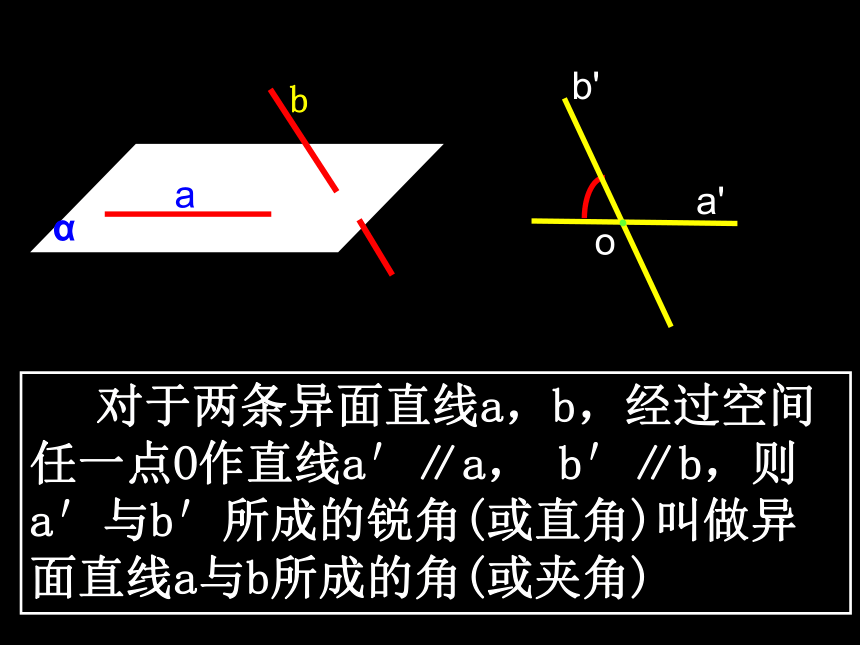 2122異面直線所成的角新人教a版必修2