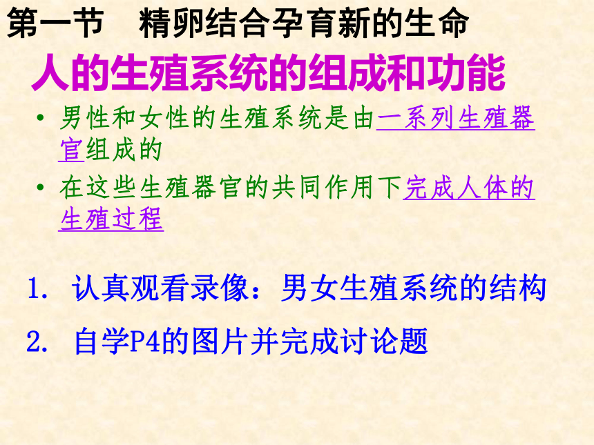 第一节 精卵结合孕育新的生命 课件 (1)（32PPT）