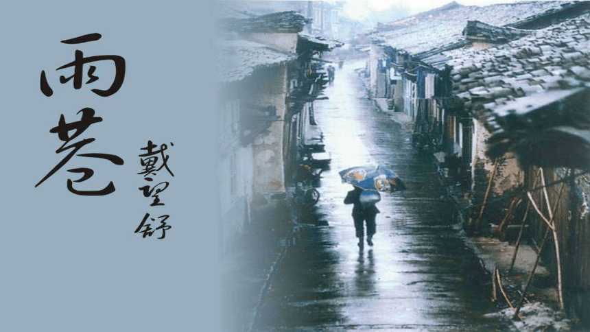 《雨巷》板书设计图片