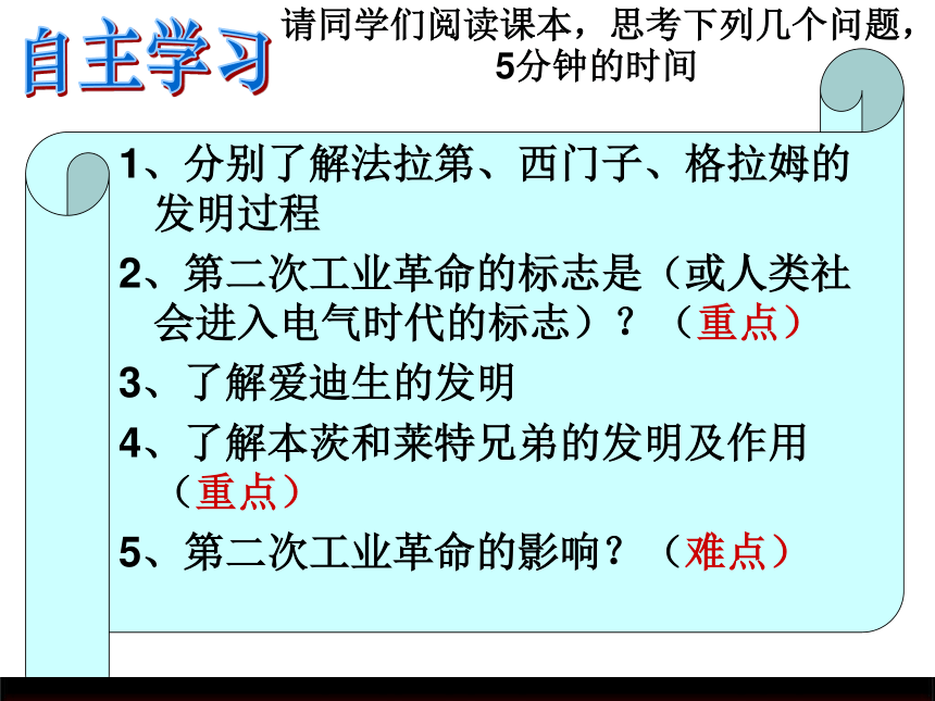 中图版九上第六单元第一课第二次工业革命（共26张PPT）