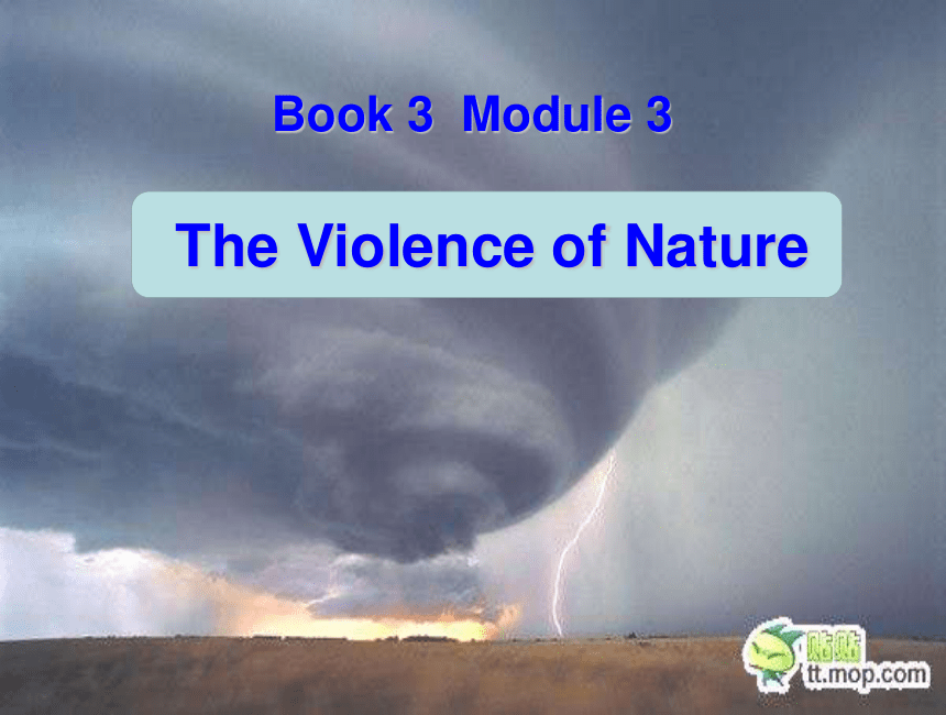必修1  Module 3 The Violence of Nature Writing 课件（27张PPT）