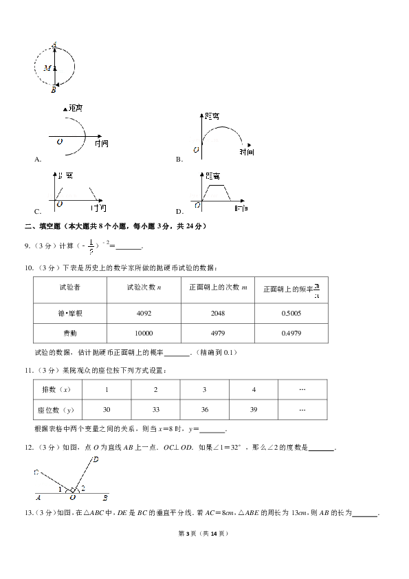 2018-2019学年辽宁省锦州市七年级（下）期末数学试卷（PDF解析版）