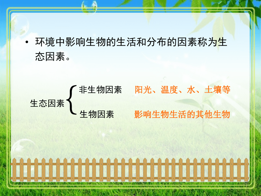 人教版七年级生物上册课件1.2.1《生物与环境的关系》课件（35张PPT）