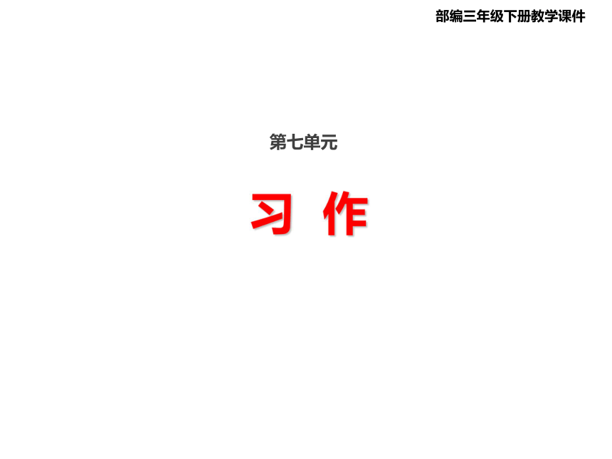 统编版语文三年级下册第七单元习作国宝大熊猫课件14张