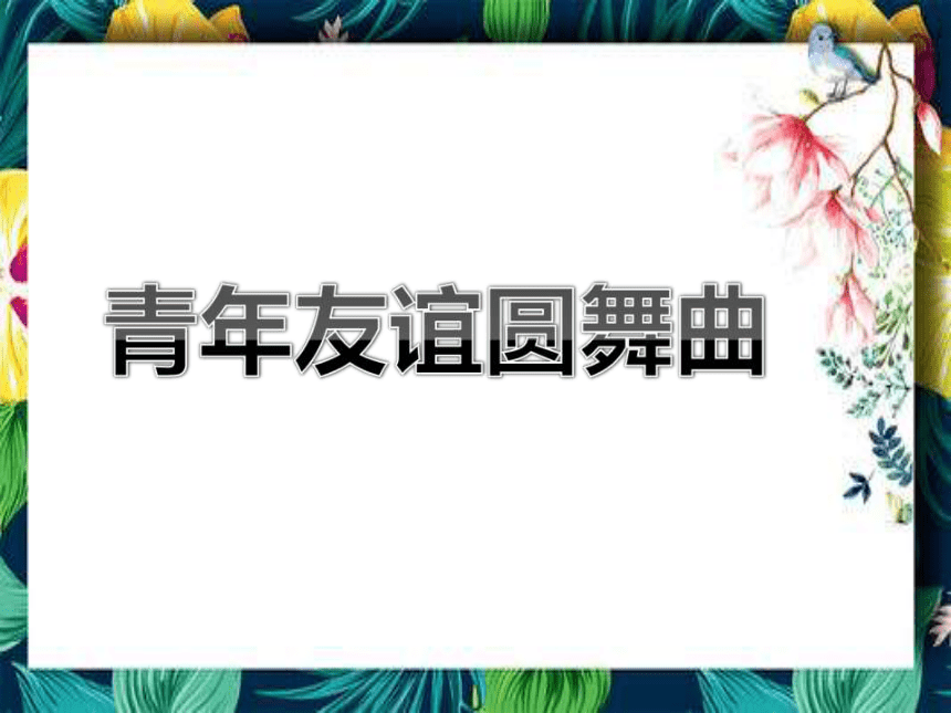 人音版七上21青年友誼圓舞曲課件12張