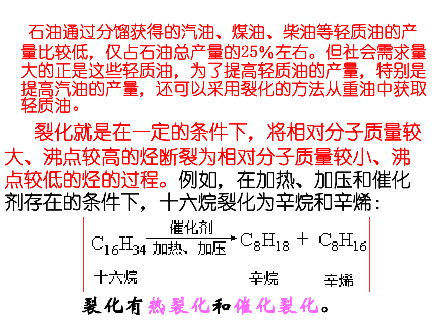 人教版高中化学选修二课件 2.3《石油、煤和天然气的综合利用》（共23张PPT）