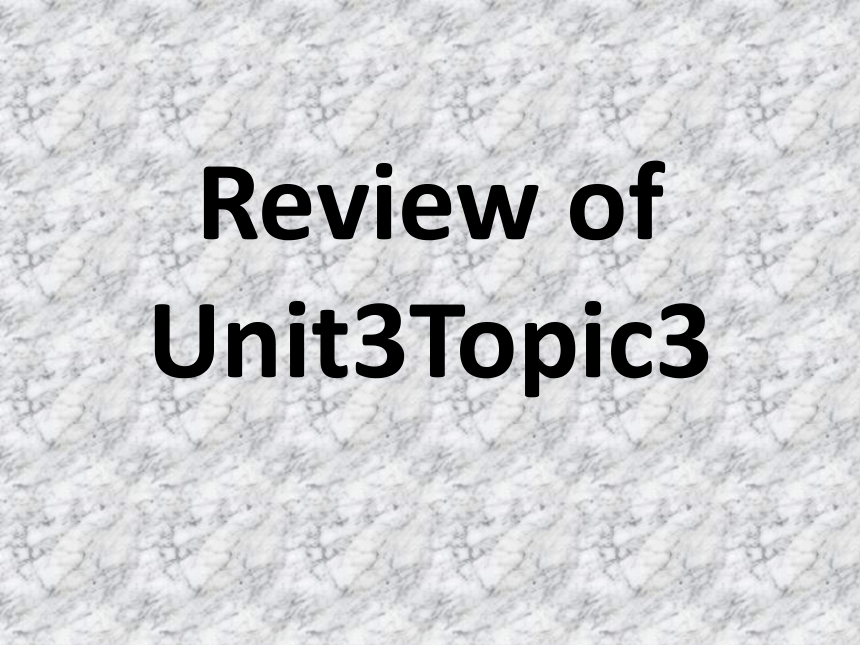 Unit 3 Our Hobbies Topic 3 What were you doing at this time yesterday?review课件