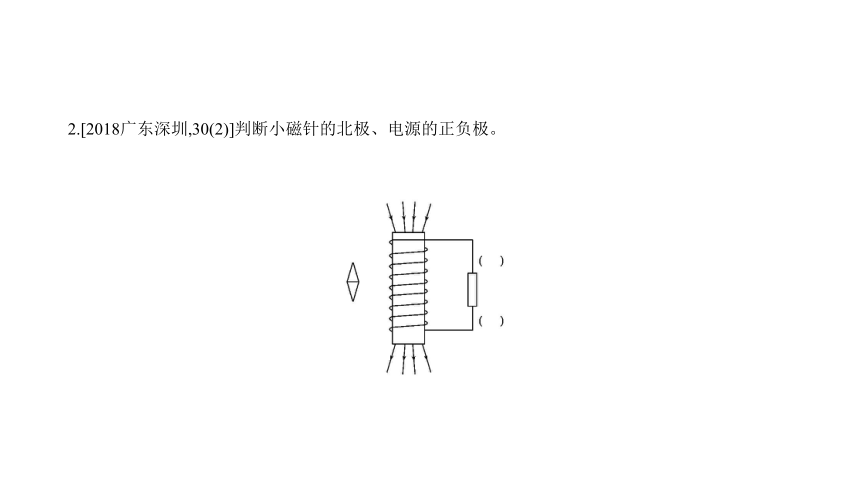 2021年物理中考复习广东专用 专题十五　电和磁课件（142张PPT）