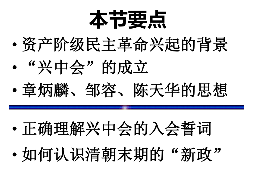 资产阶级民主革命的兴起